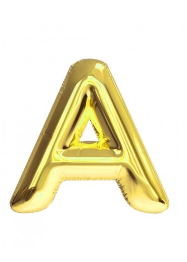 GOLD HARF FOLYO BALON 40 İNÇ A HARFİ