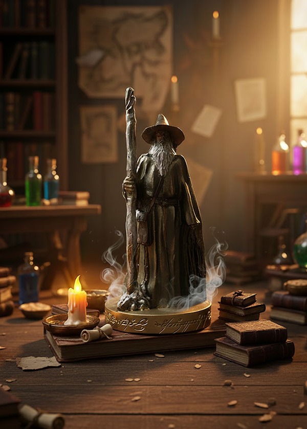 Polyester Gandalf Figür Biblo