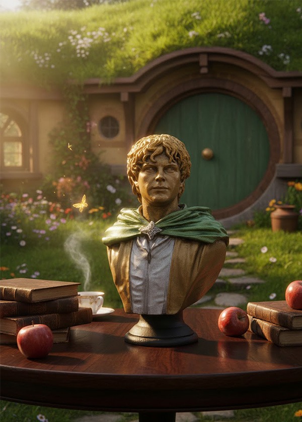 Polyester  Frodo Baggins Büst Figür