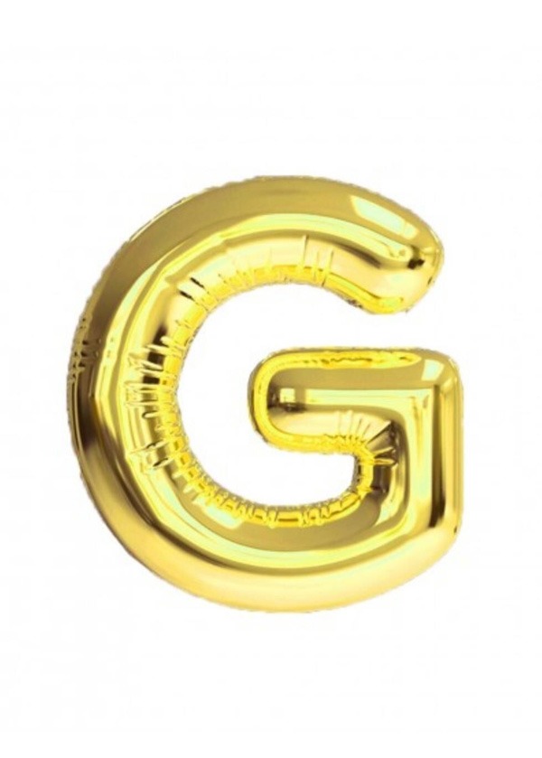 GOLD HARF FOLYO BALON 40 İNÇ G HARFİ