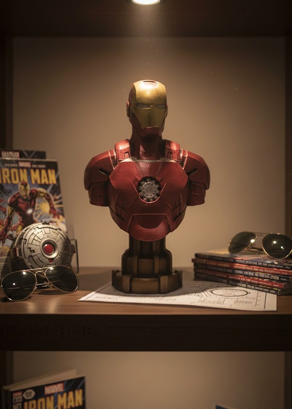 Iron Man Dekoratif Büst