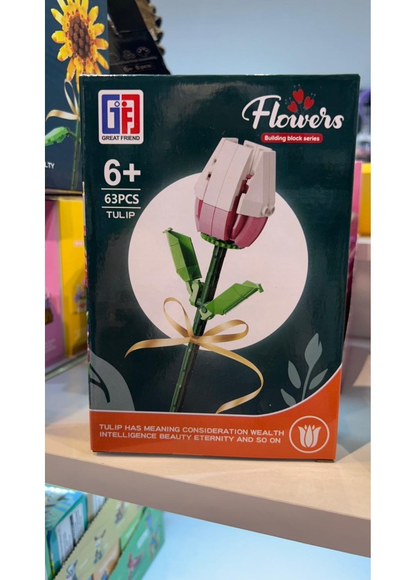 ÇİÇEK LEGO TEKLİ MODEL TULIP(LALE)