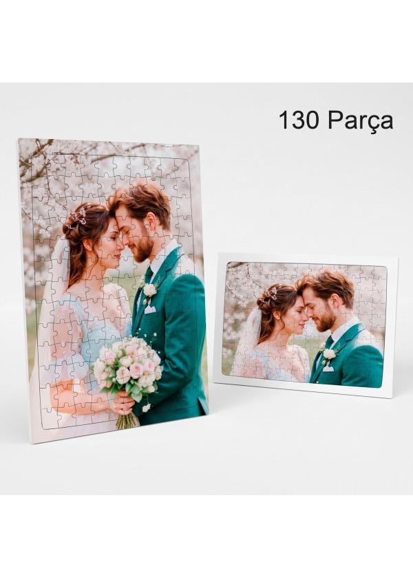 Kişiye Özel Baskılı Dikdörtgen A3 Puzzle  130 Parça