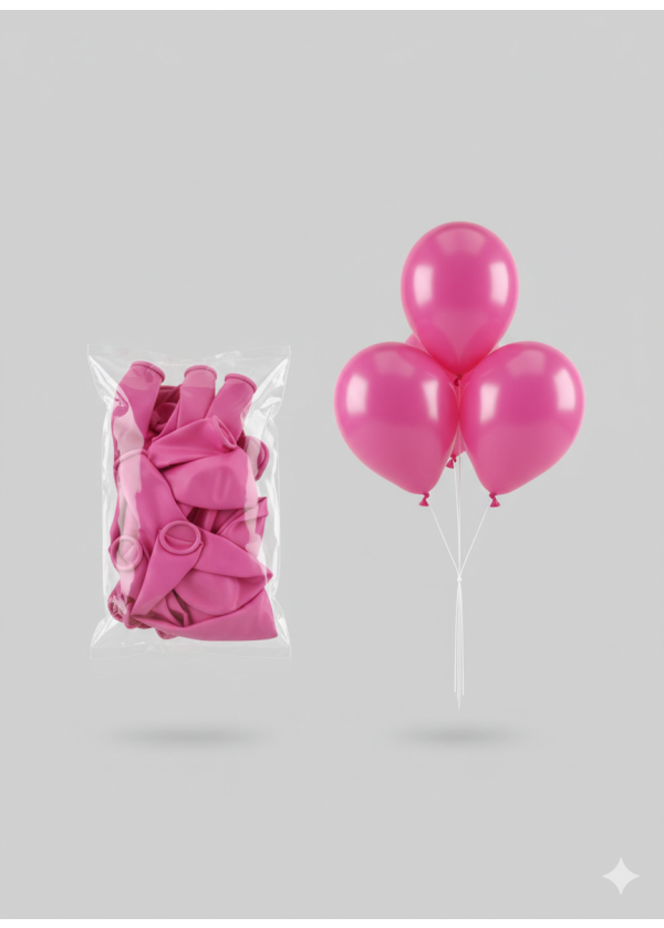 AÇIK PEMBE BALON PAKET İÇİ 10 ADET  