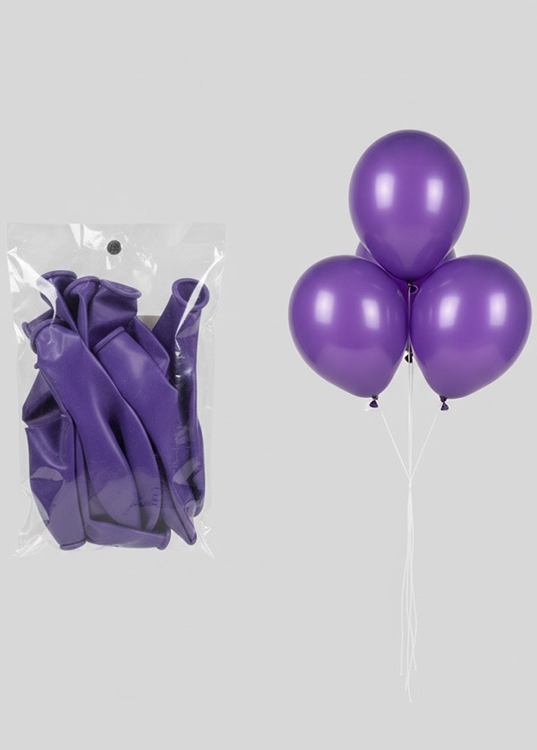 MOR RENK PAKET İÇİ 10 ADET BALON 