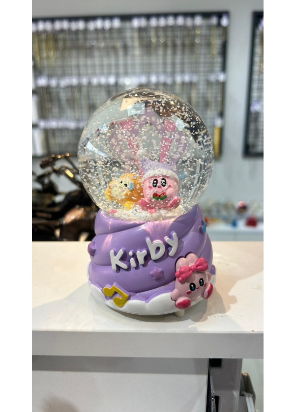 Kirby Dünyası: Işıklı ve Müzikli Orta Boy Kar Küresi 