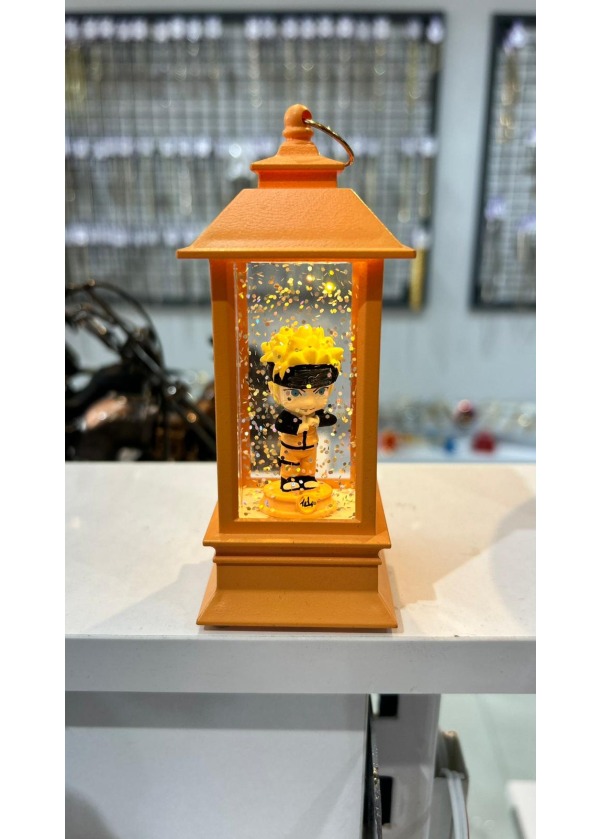 Naruto Shippuden Işıklı ve Simli Dekoratif Fener Kar Küresi