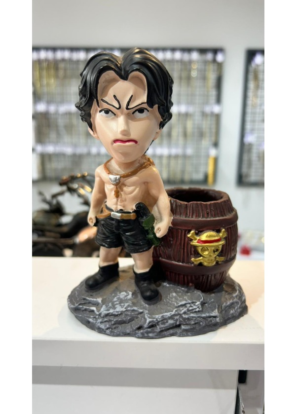 One Piece Portgas D.Ace Çok Amaçlı Masaüstü Figür (Kalemlik)