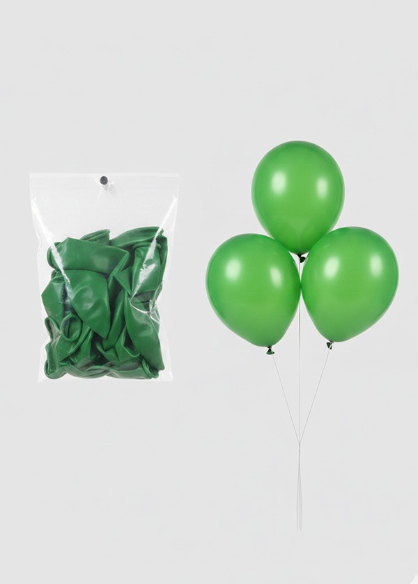 YEŞİL RENK PAKET İÇİ 10 ADET BALON 